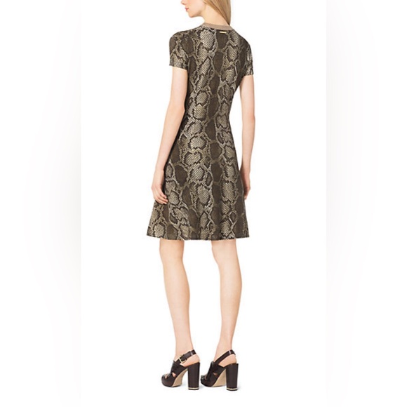 MICHEAL KORS Python Print dress, Size M (international) - Picture 2 of 11